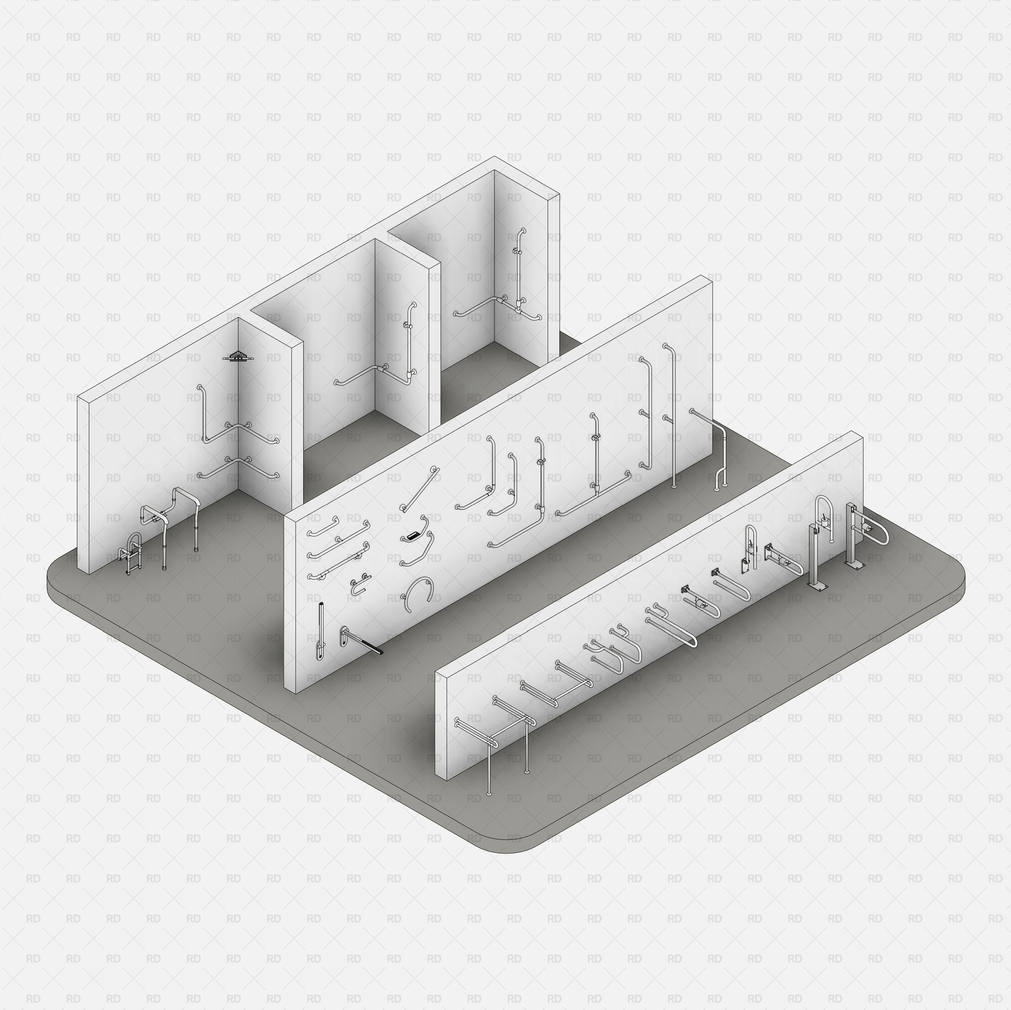 Revit Grab Bars