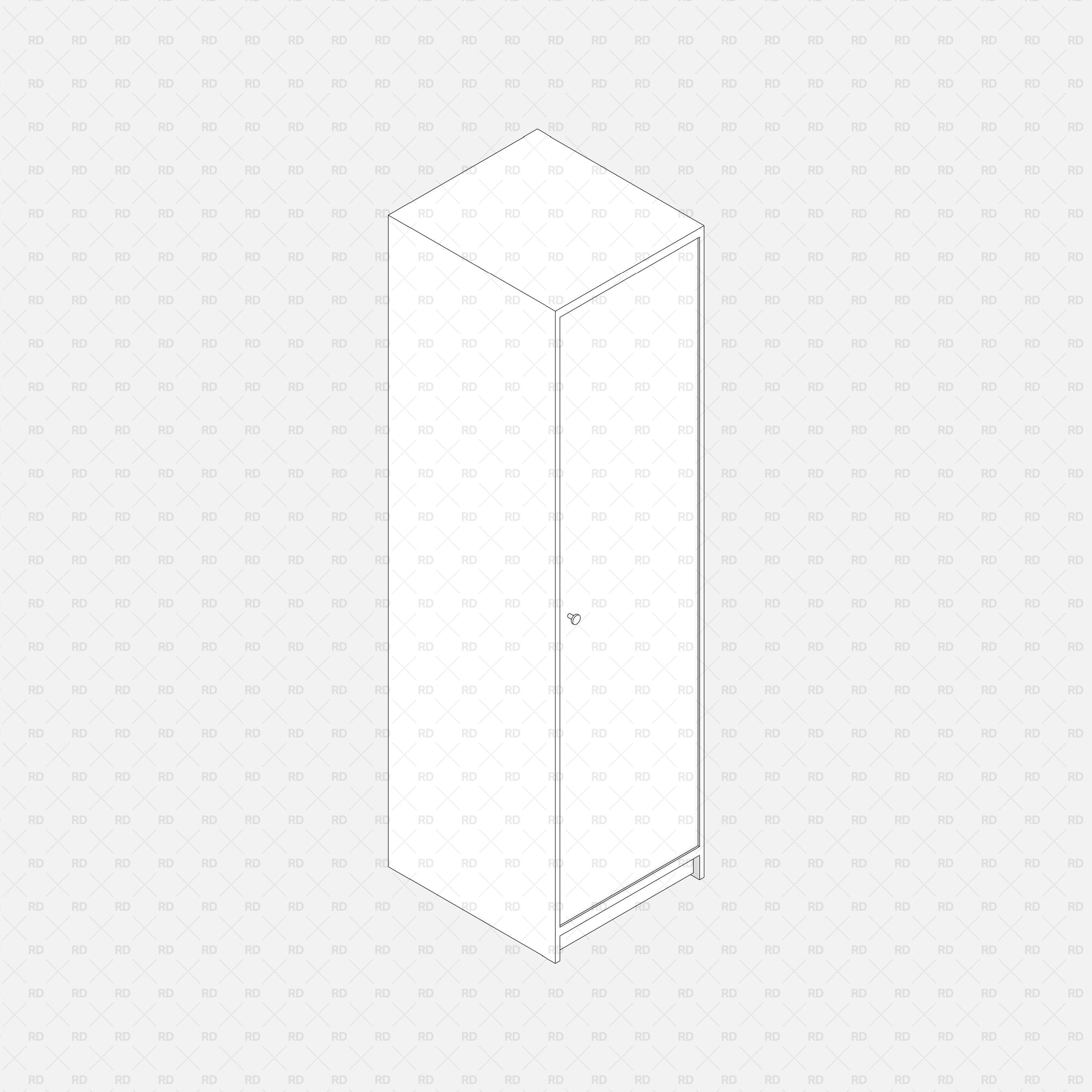 Revit Wardrobe family free download single door 