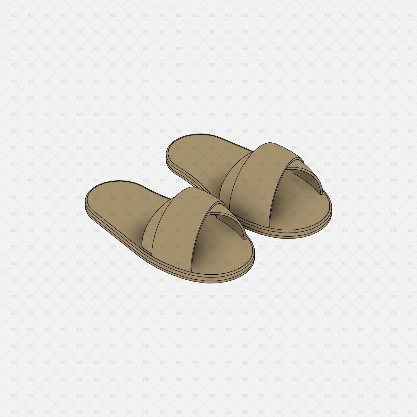 download free revit slippers family