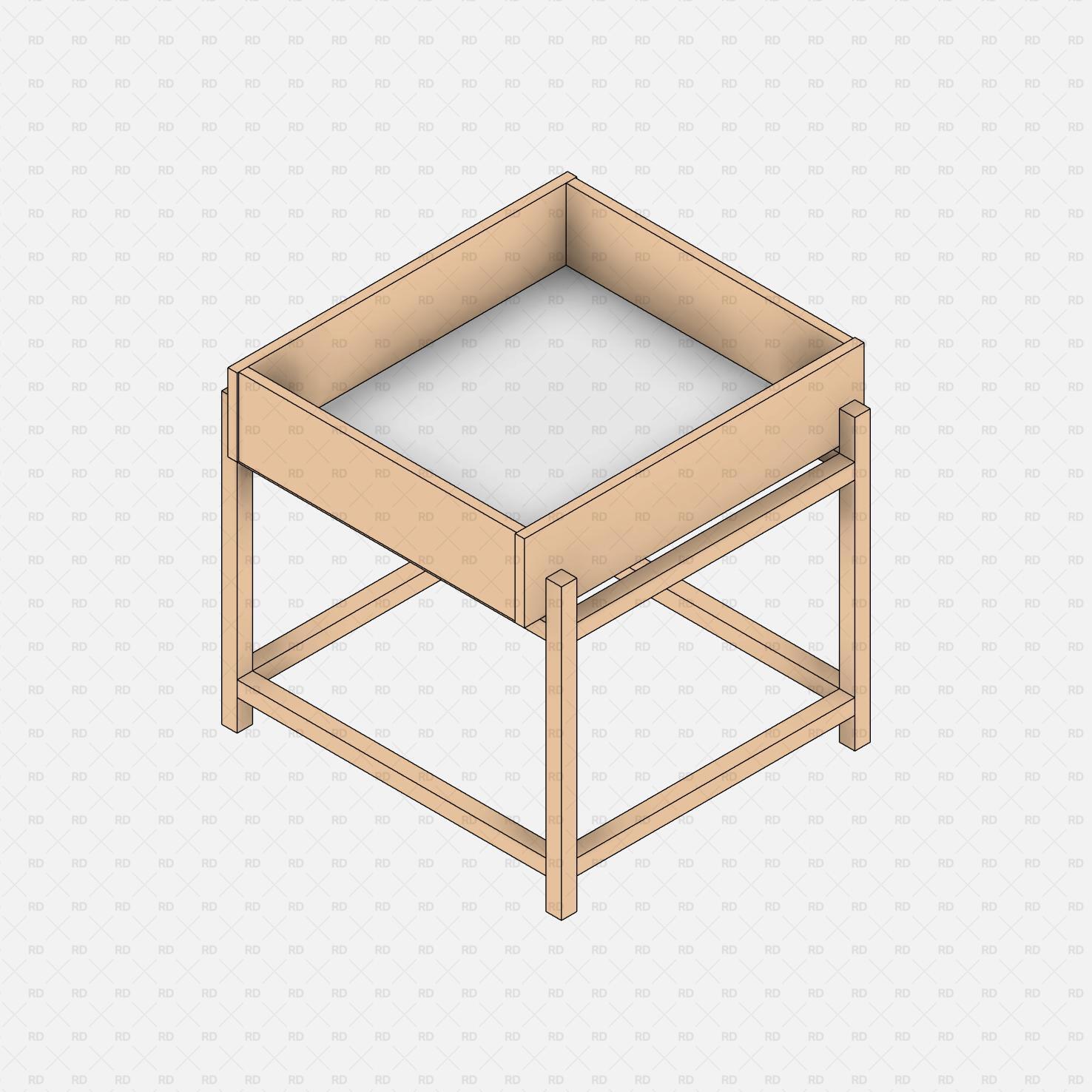 Revit IKEA PRIMÄRSKOG Plant Stand download free family 