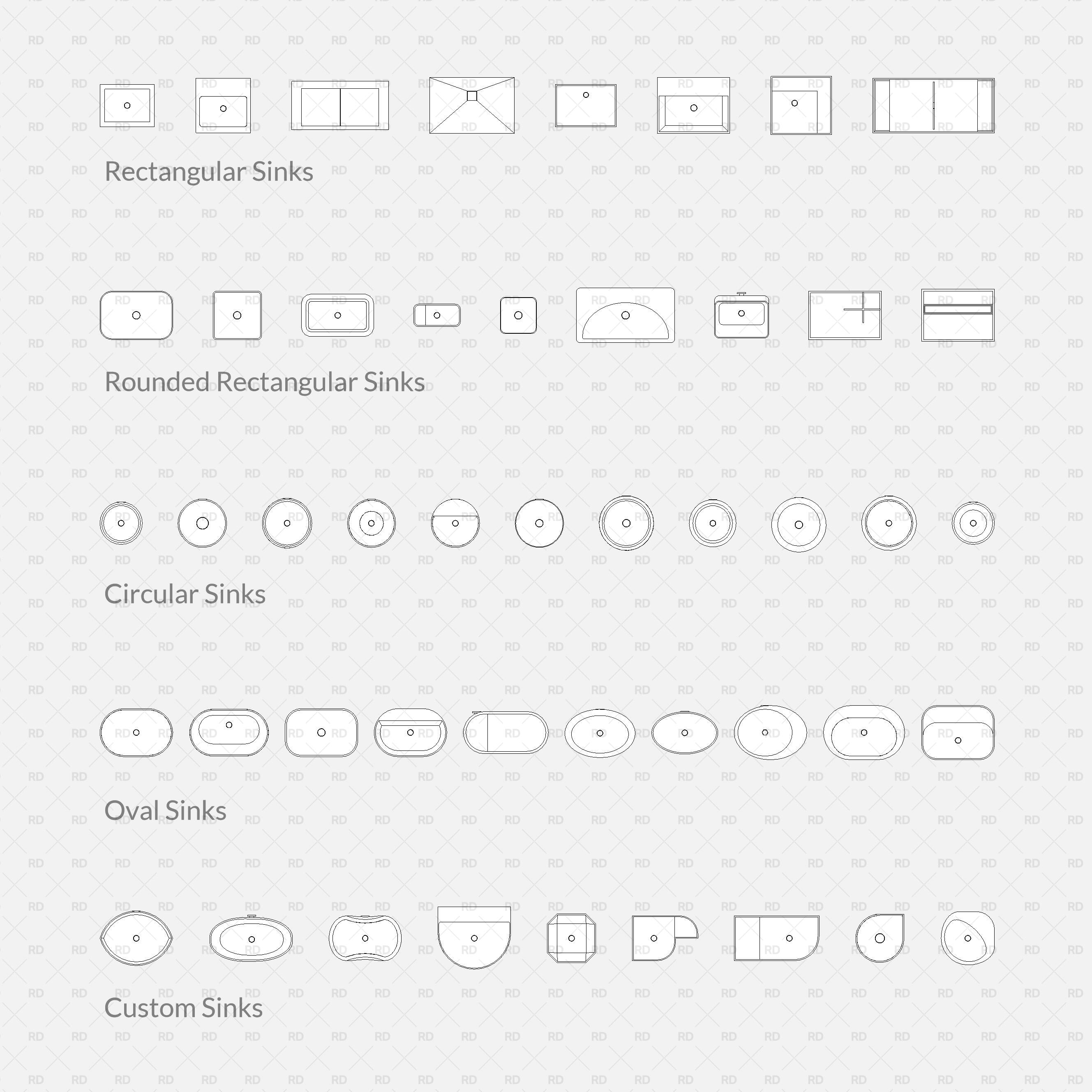 revit families wash basins and sinks download 