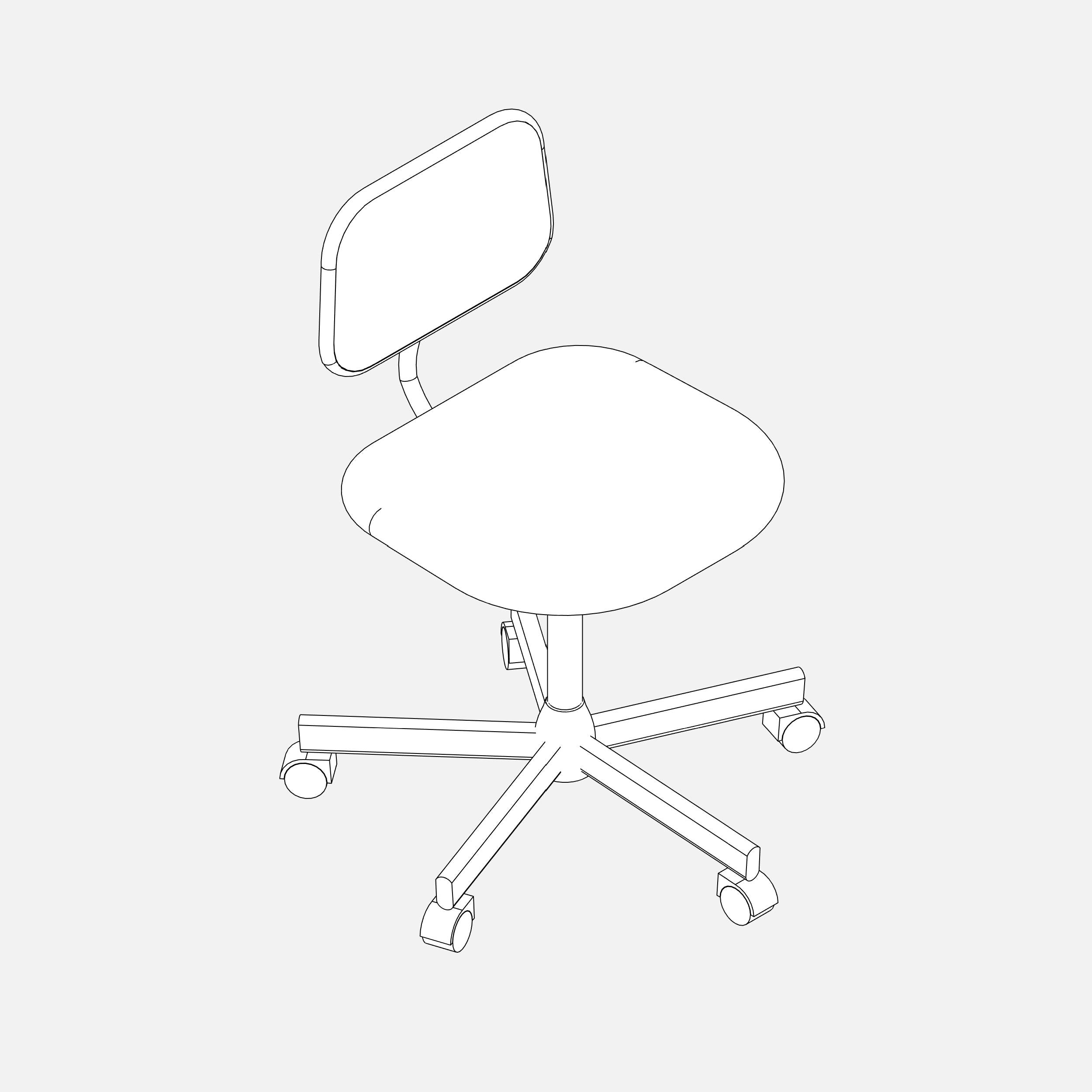 free download office Chair revit 