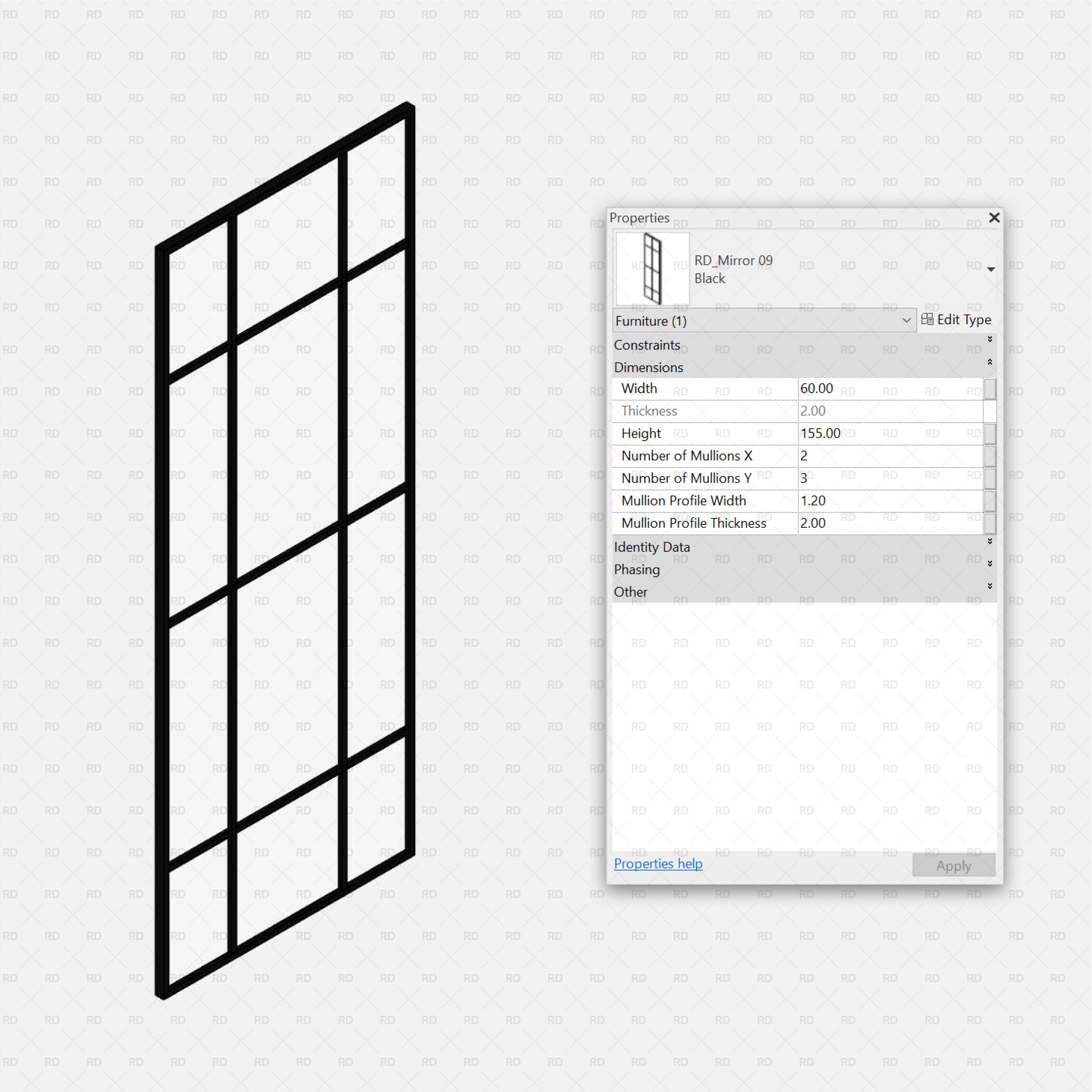 download revit mirror grid