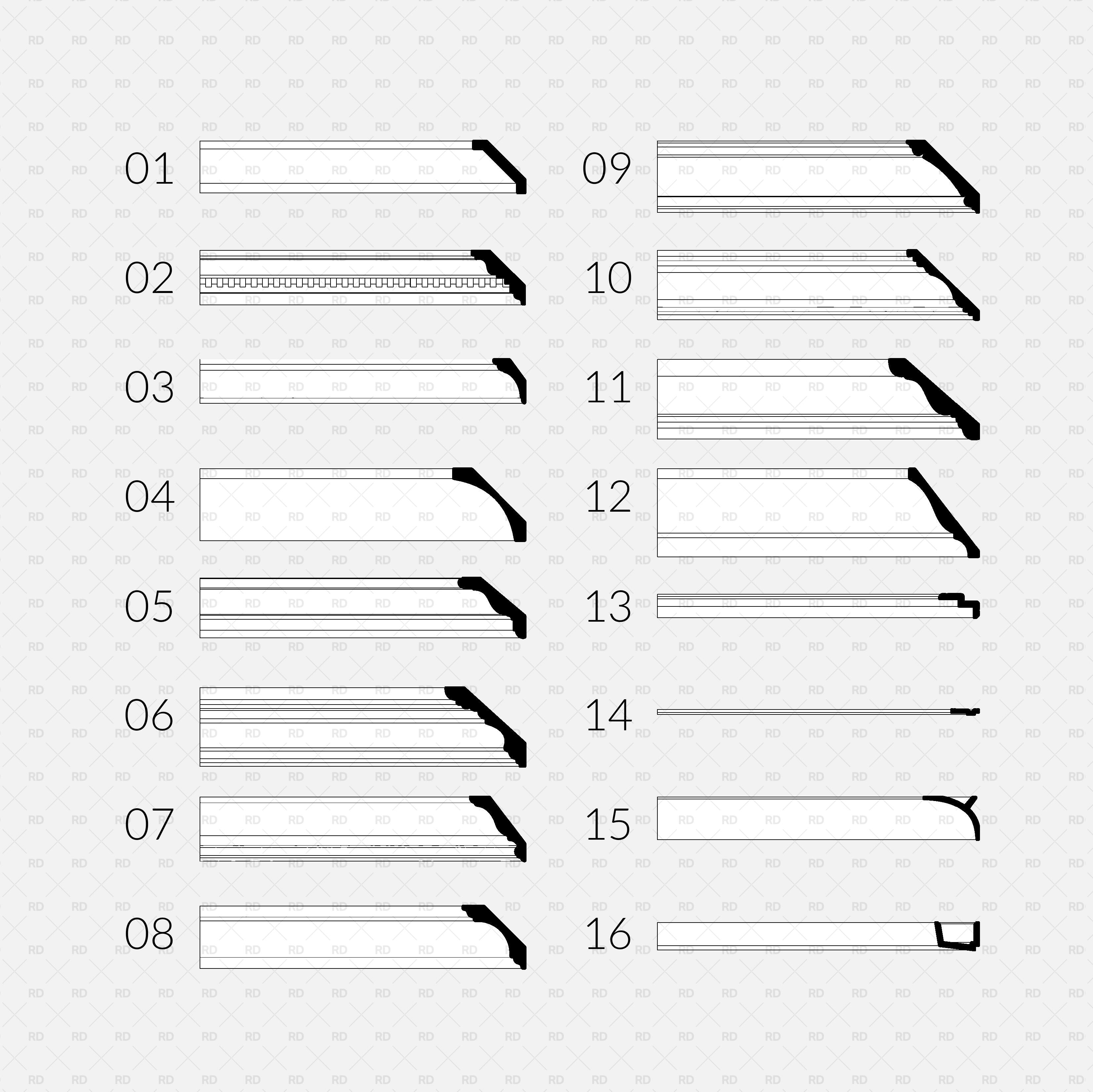 revit crown moldings 