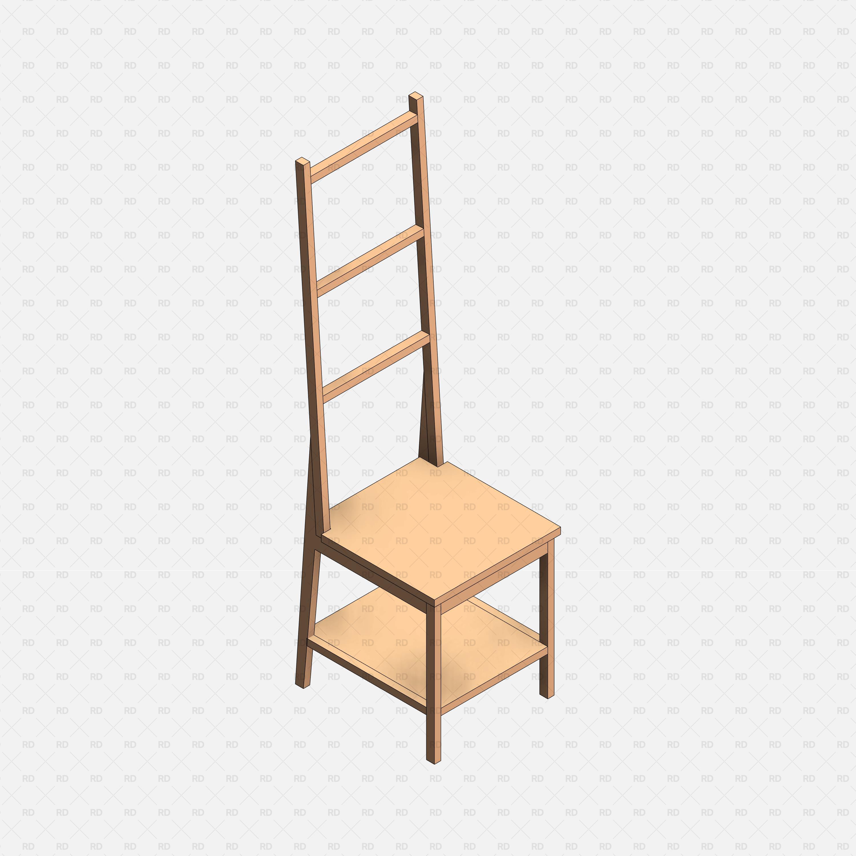 Revit Chair with Towel Rack Free Download