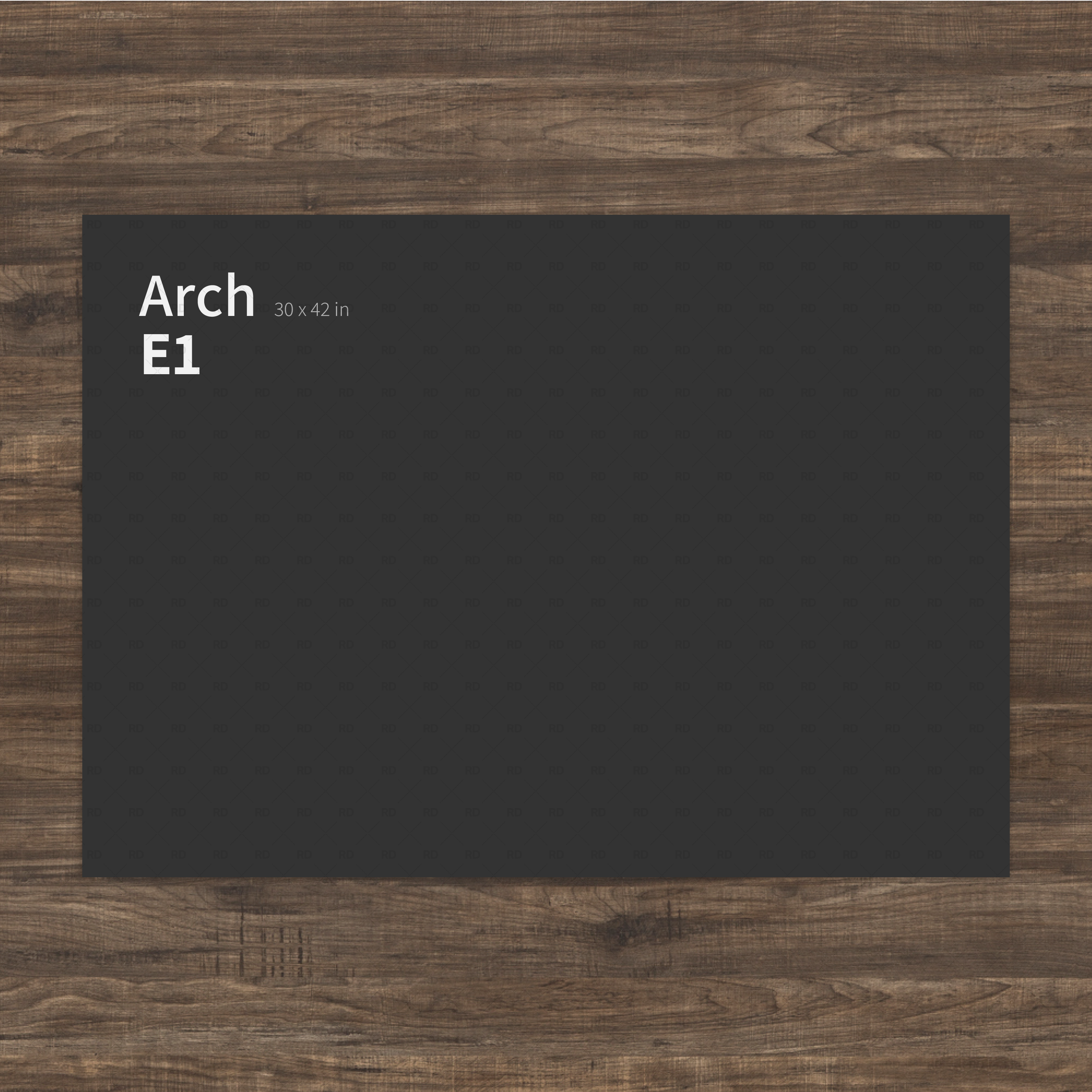 arch E1 parametric title block
