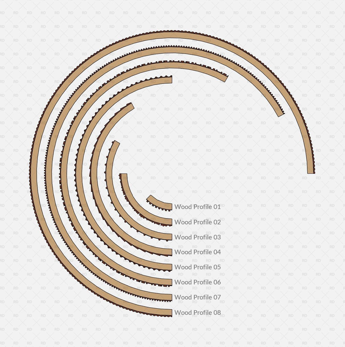 download revit wood panels families parametric cladding paneling curved radius arc 