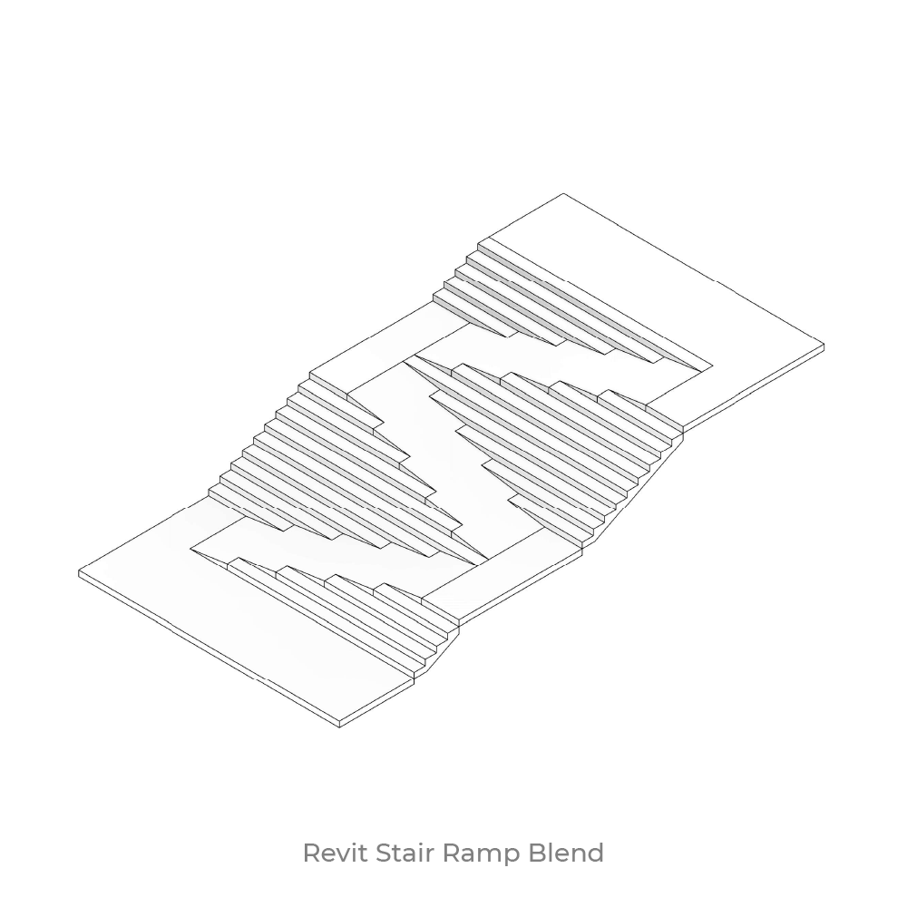 Revit 3D Stair Ramp Blend