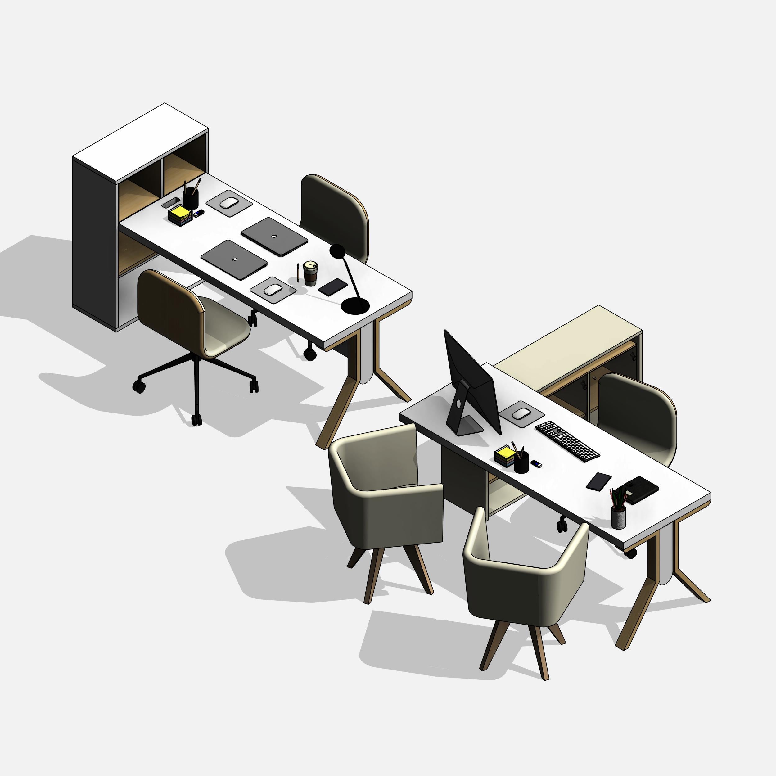 revit office furniture download
