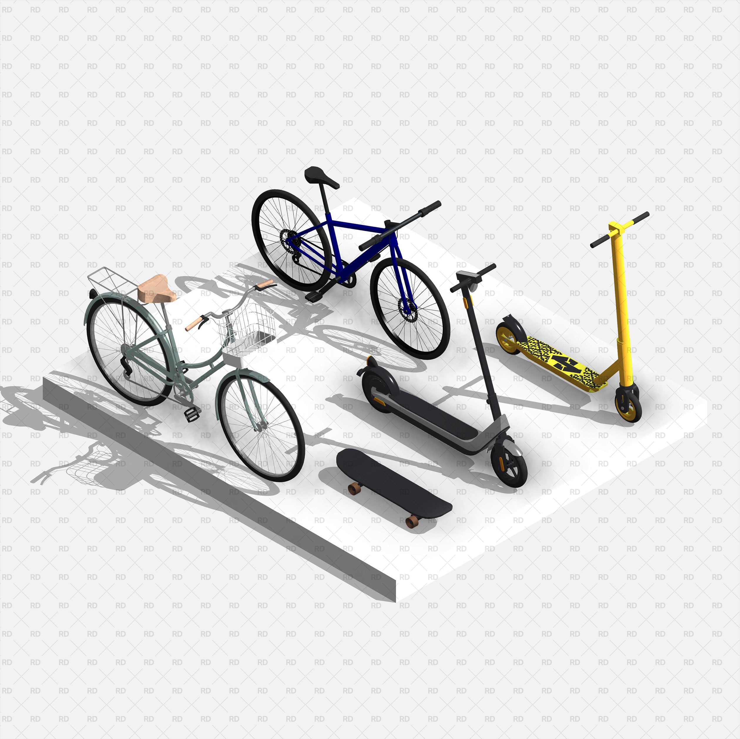 revit scooter bicycle family