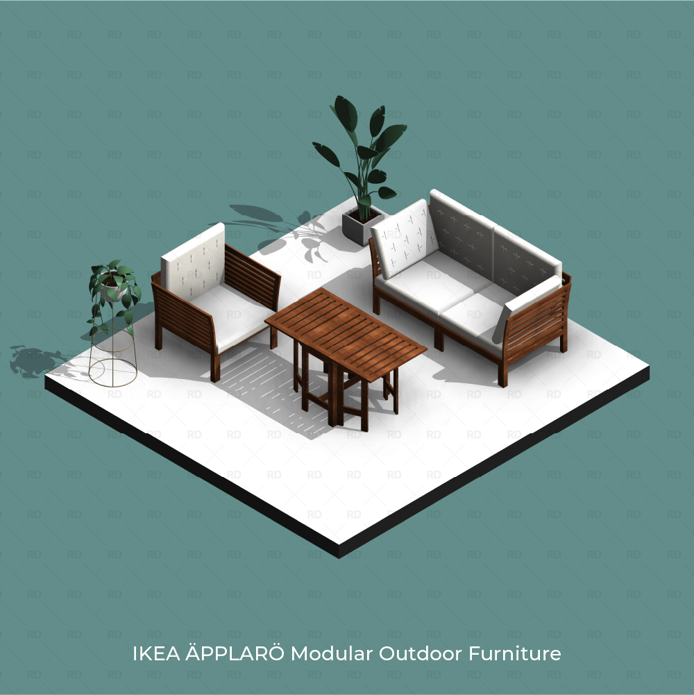 revit landscape furniture 