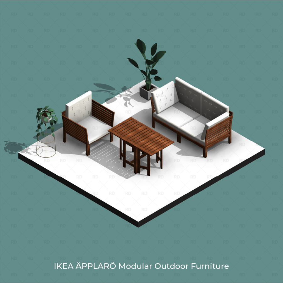 Outdoor Furniture Families for Revit RD Studio