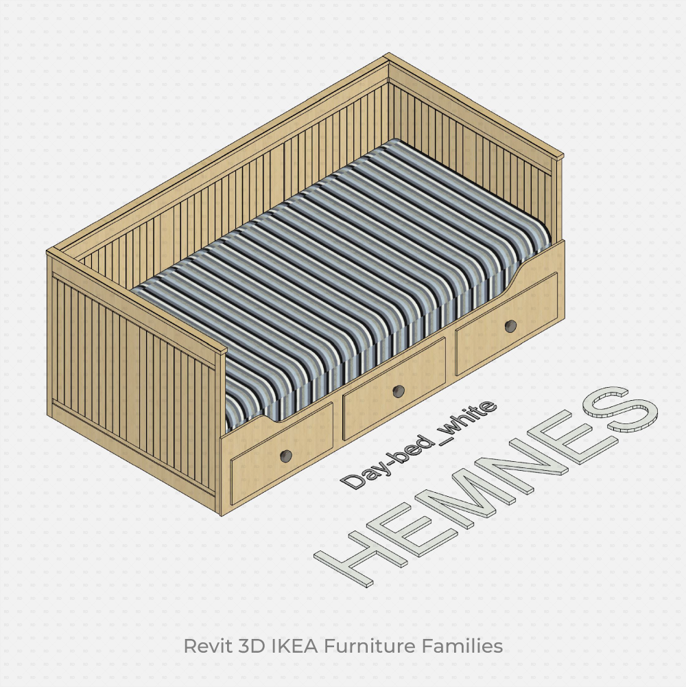 IKEA HEMNES Day bed revit family
