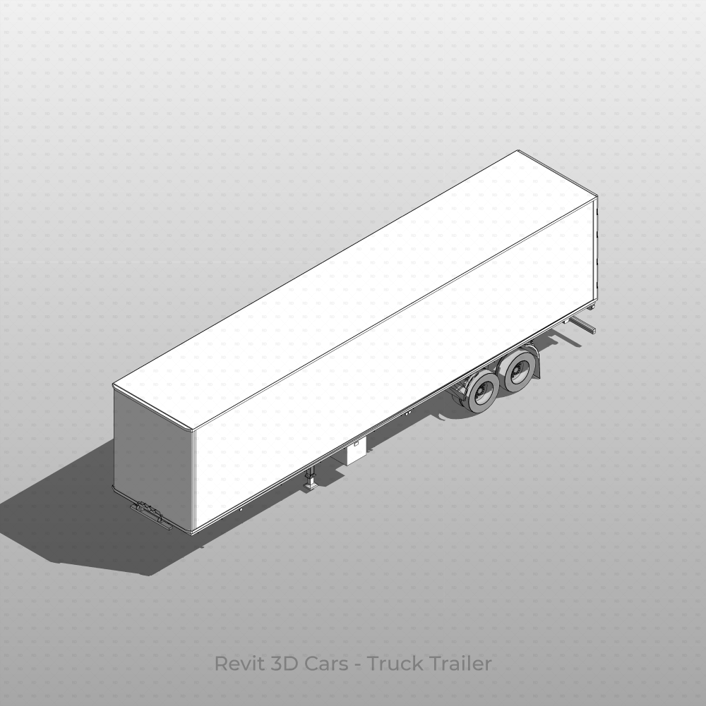 Revit 3D Vehicle Truck Trailer download family