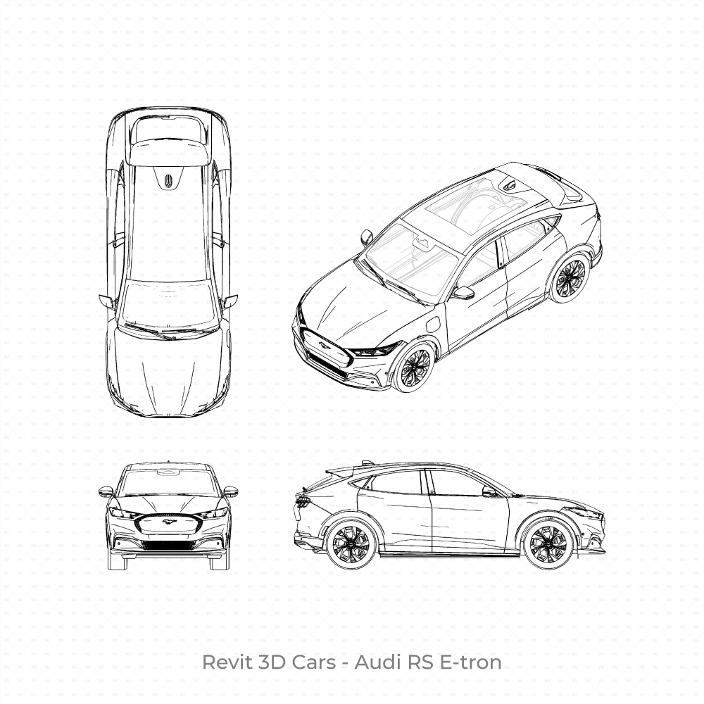 Revit 3D Car: Audi RS E-tron download family 