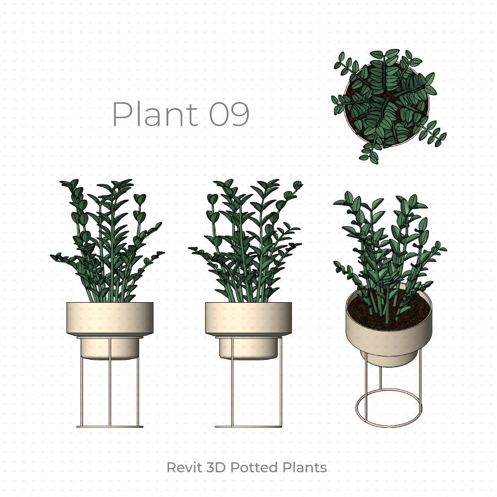 Revit Potted Plant Family